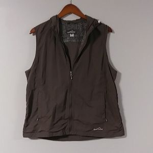 Eddie Bauer hooded vest.